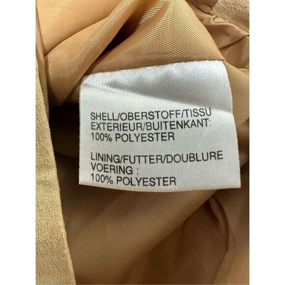 Rare Vintage Citylife Faux Suede Women’s Blazer Lined Button Up Sz L See Notes - Picture 13 of 13